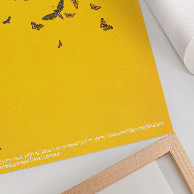 Kunstdruck poster Glühbirnen-Poster