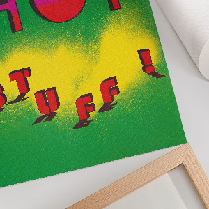 Kunstdruck leinwand Heißes Zeug