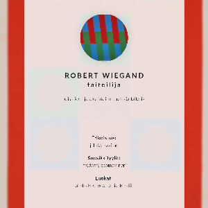 Retro poster Ausstellungsplakat