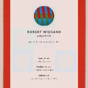 Retro poster Ausstellungsplakat
