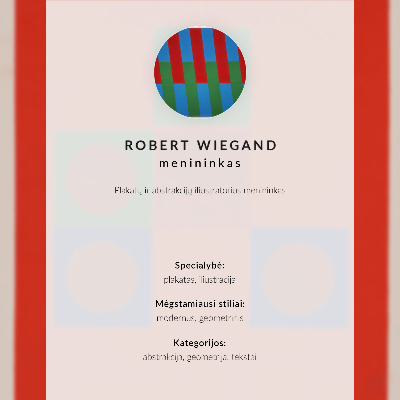Retro poster Ausstellungsplakat