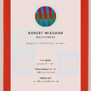 Retro poster Ausstellungsplakat