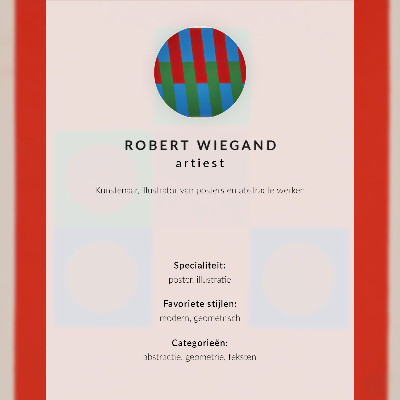 Retro poster Ausstellungsplakat
