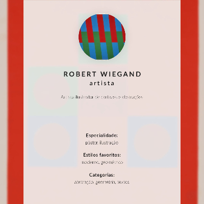 Retro poster Ausstellungsplakat
