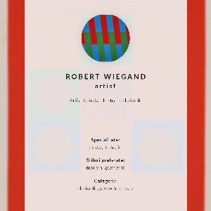 Retro poster Ausstellungsplakat