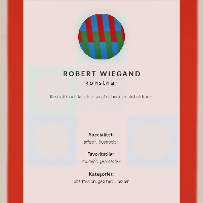 Retro poster Ausstellungsplakat