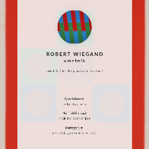 Retro poster Ausstellungsplakat