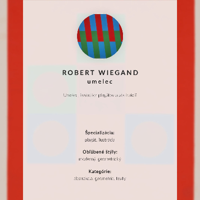 Retro poster Ausstellungsplakat