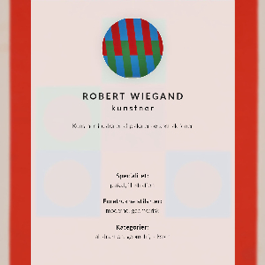 Retro poster Ausstellungsplakat