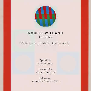 Retro poster Ausstellungsplakat
