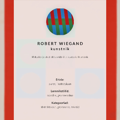 Retro poster Ausstellungsplakat