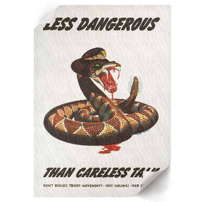Poster auf leinwand Schlangenposter