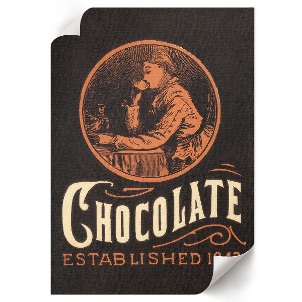 Bilderposter mit Motiv "Webb's Schokolade"