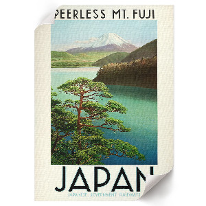 Poster-Kunstdruck „Reise nach Japan“