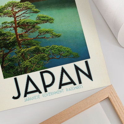 Poster kunstdruck Reise nach Japan