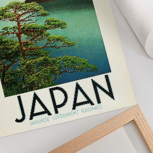 Poster-Kunstdruck „Reise nach Japan“