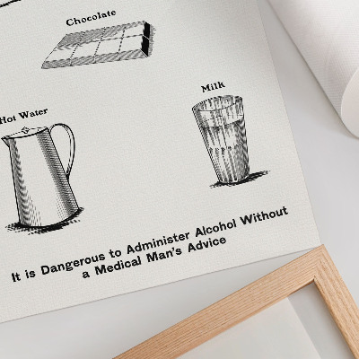 Wand poster Sichere Stimulanzien