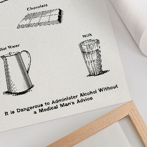 Wand poster Sichere Stimulanzien