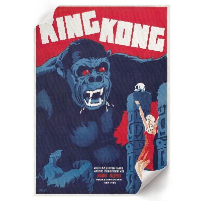 Kunstdruck poster King Kong