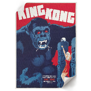 Kunstdruck-Poster mit Motiv King Kong