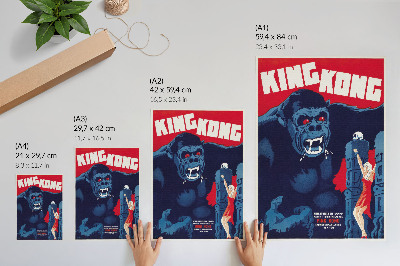 Kunstdruck poster King Kong