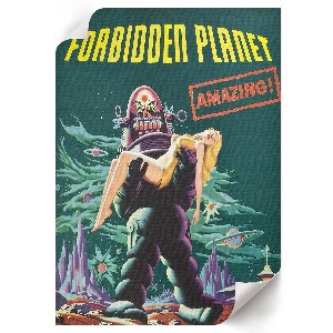 Kunstdruck auf Leinwand „Verbotener Planet”