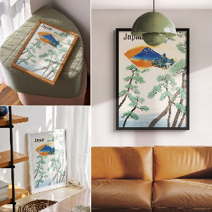 Plagát do obývačky Železničný plagát