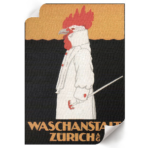 Poster leinwand Waschanstalt Zürich