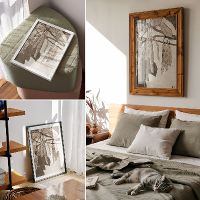 Kunstdruck leinwand Rotwurm