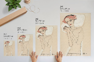 Plagát do izby Portrét ženy I.