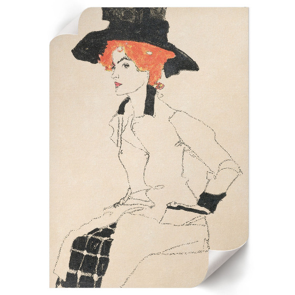 Kunstdruck poster Portrait einer Frau II