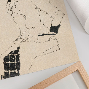 Kunstdruck poster Portrait einer Frau II