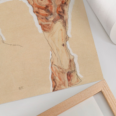 Kunstdruck leinwand Nackter Mann