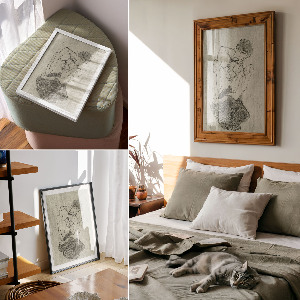 Poster na stenu Grafická práca