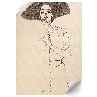 Poster leinwand Porträt einer Frau