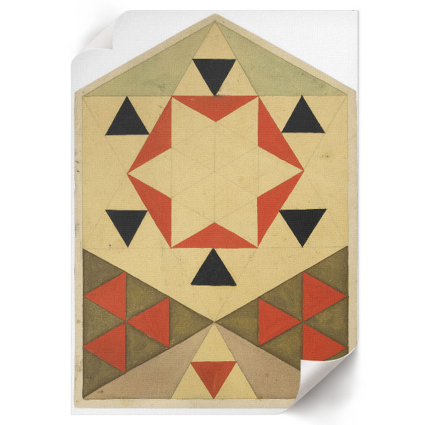 Wand poster Geometrische Studie