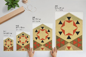 Wand poster Geometrische Studie