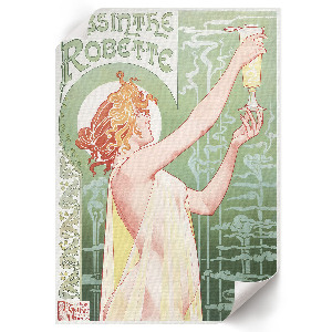 Wandposter mit Absinth-Motiv von Robette