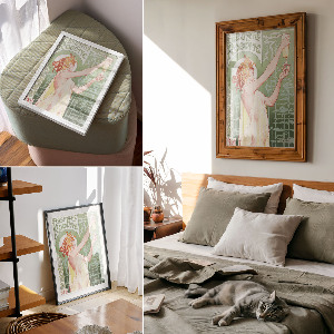 Wandposter mit Absinth-Motiv von Robette