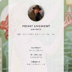 Plagát do izby Absint Robette