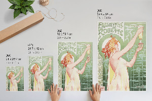 Wandposter mit Absinth-Motiv von Robette
