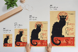 Kunstdruck-Poster „Tournée du Chat Noir“