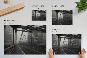 Poster mit Motiv der Stadtbrücke