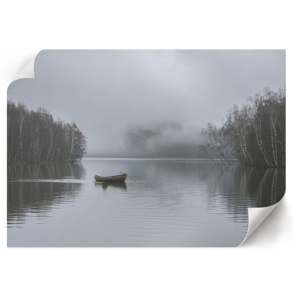 Wandposter mit verträumter Landschaft