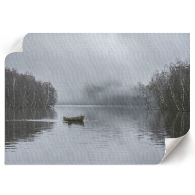 Wandposter mit verträumter Landschaft