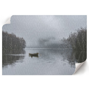 Wandposter mit verträumter Landschaft