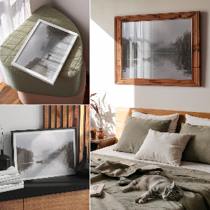 Wandposter Verträumte Landschaft