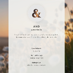 Wandposter Verträumte Landschaft