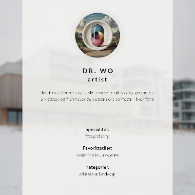 Poster mit Motiv einer Brücke in den Wolken