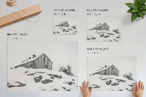 Poster druck Winterfrieden